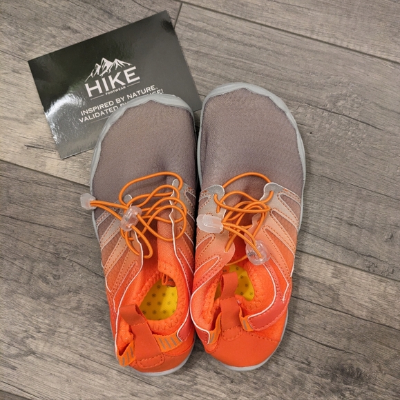 Hike Footwear Shoes - Women's Orange and Gray Hiking Shoes